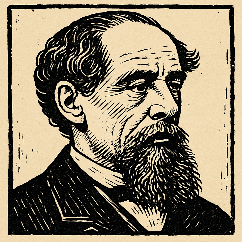 Portrait of Charles Dickens